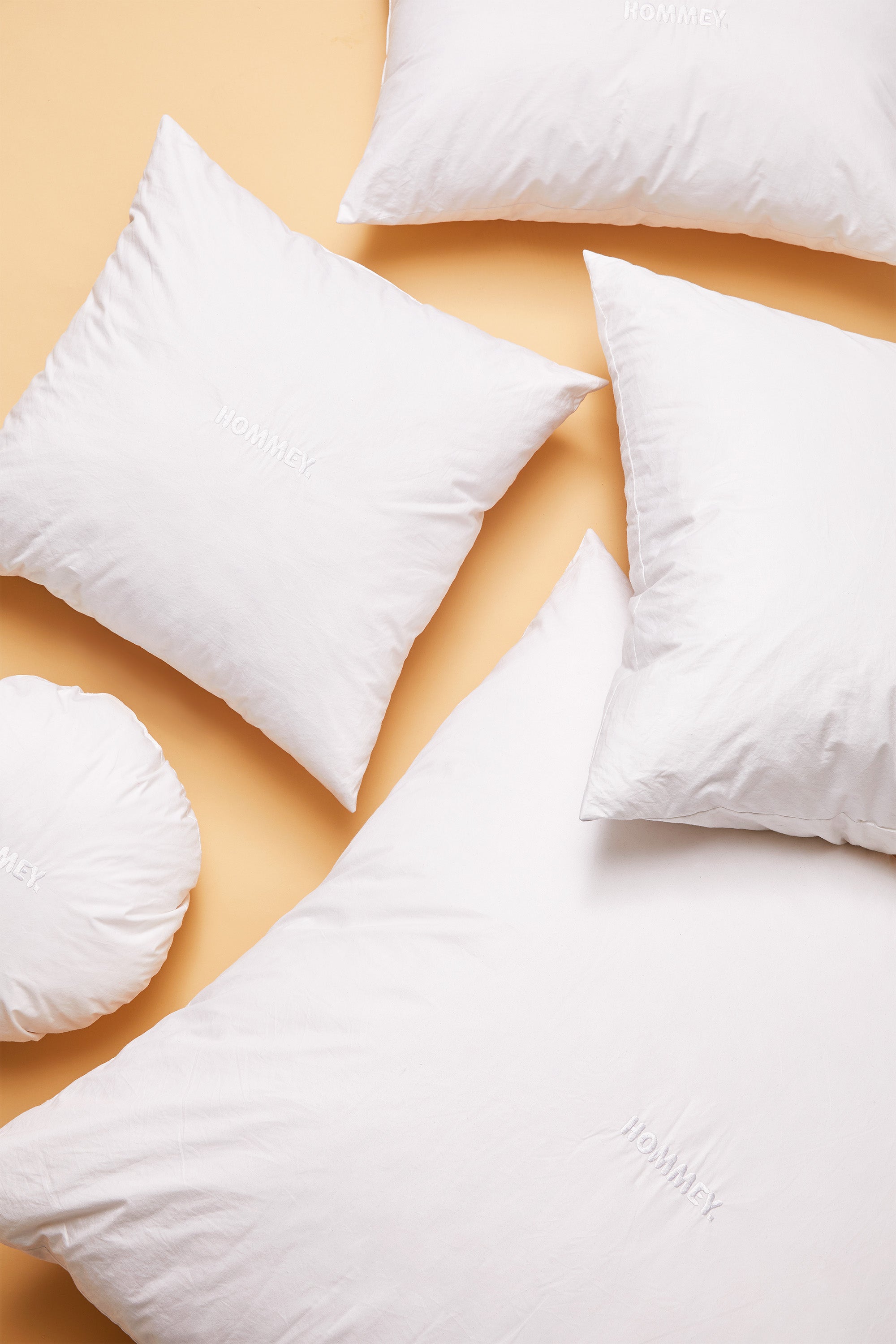 white cushions