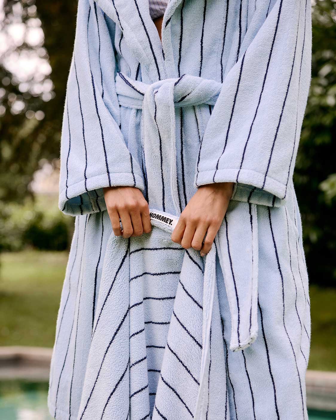 Layered Mist Robe Robe - Mist – Hommey USA