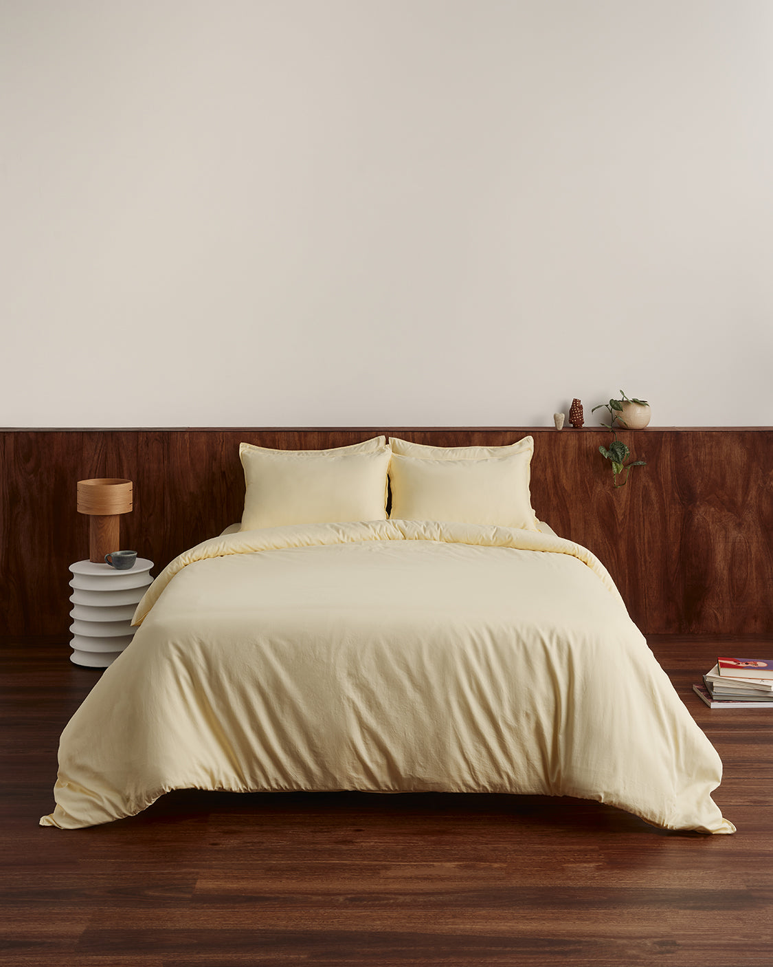 Duvet Cover - Custard - Queen