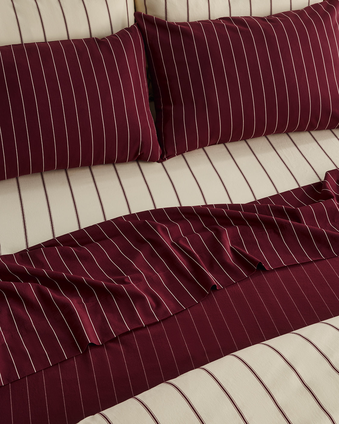 Top Sheet, King Size, Wine