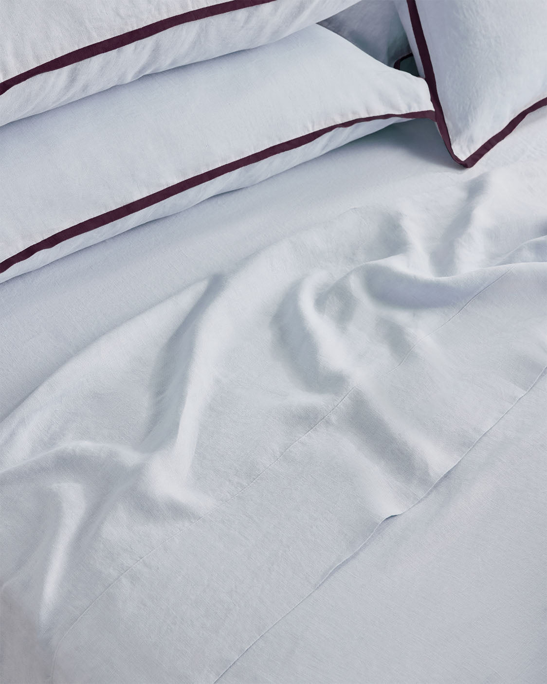 Linen Top Sheet - Breeze, Queen