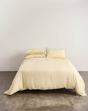 Linen Duvet Cover - Butter