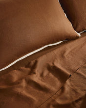 Linen Top Sheet - Toffee