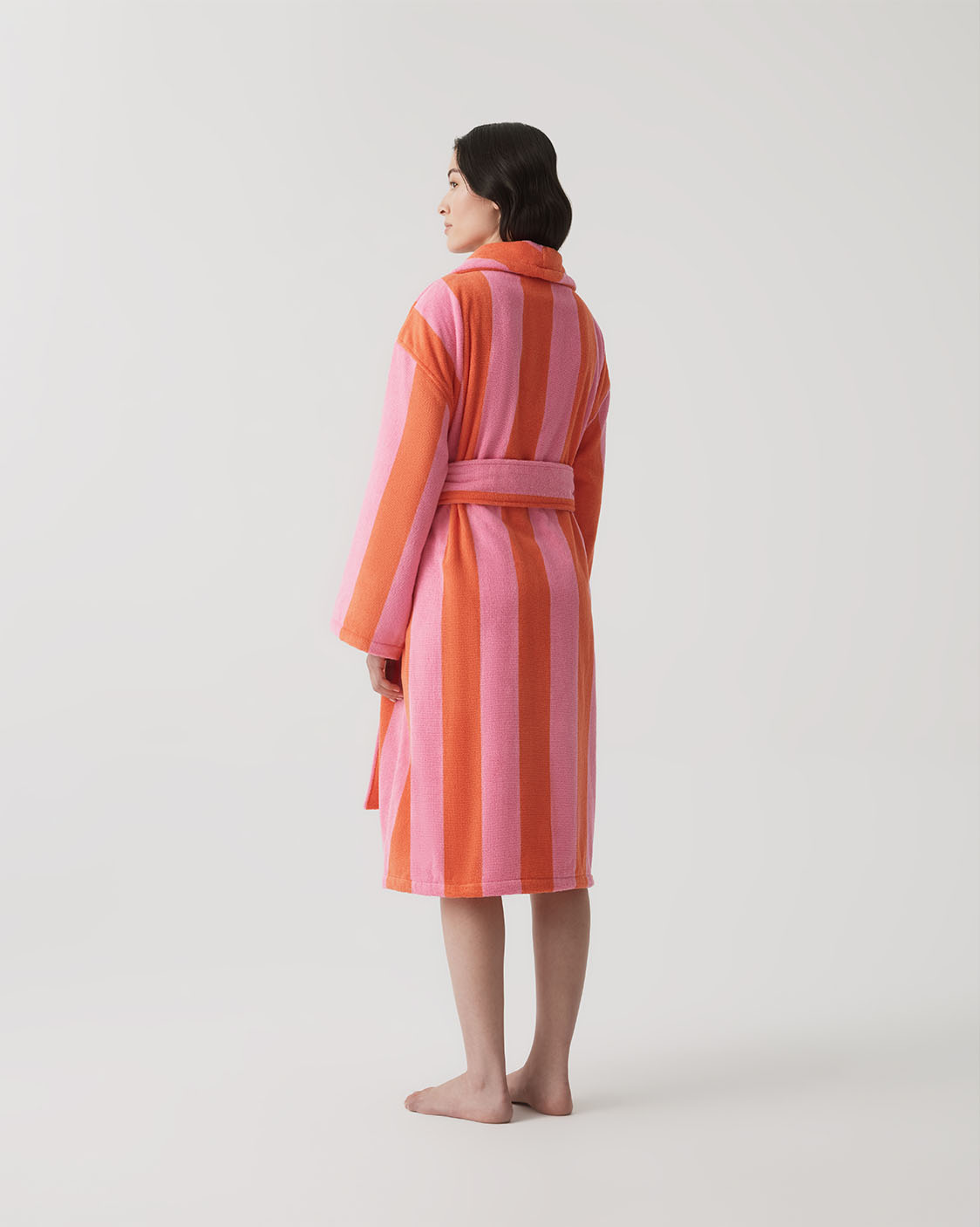 green emerald velvet dress Striped Bathrobe – Coming Soon main image 0