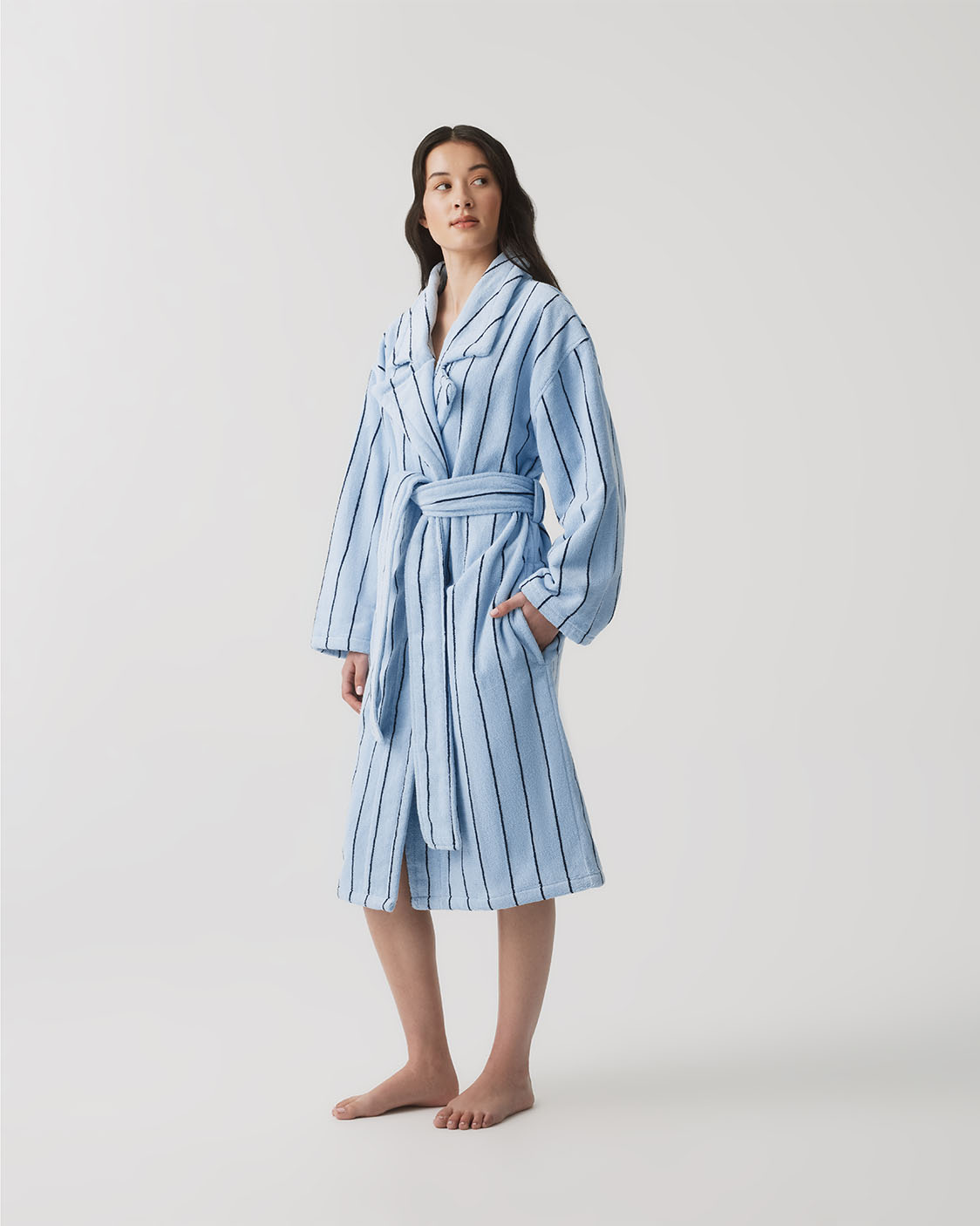 Layered Mist Robe Robe - Mist – Hommey USA