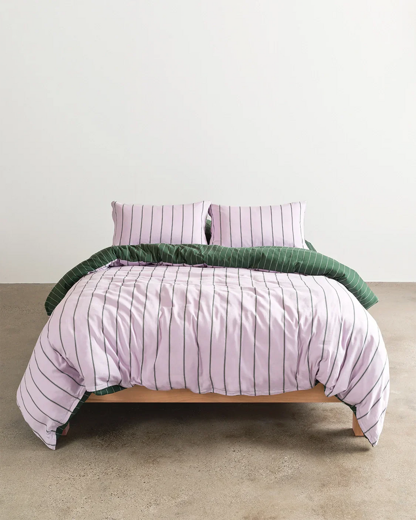 Duvet Cover - Violet / Clover