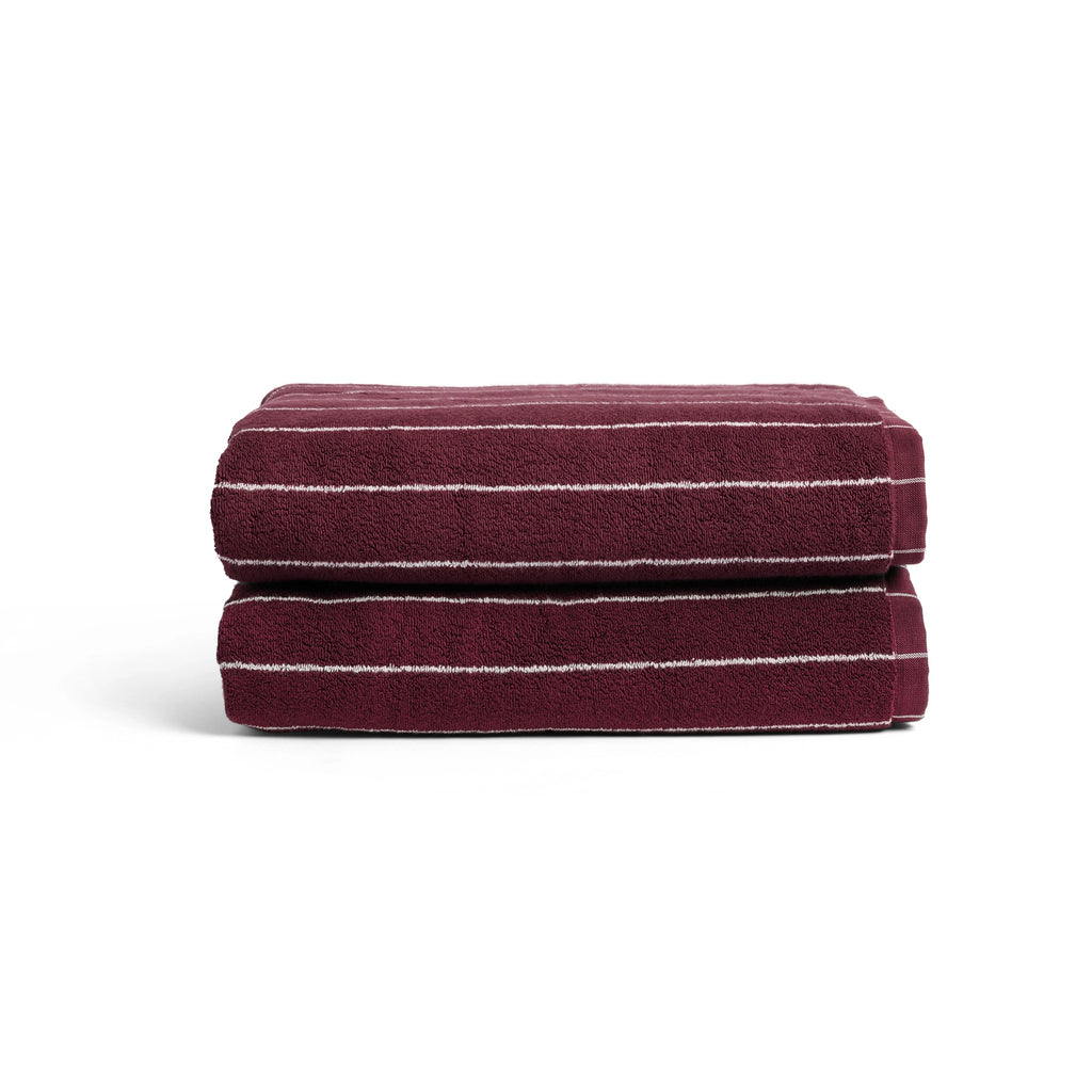 2 Pack Bath Towel - Merlot