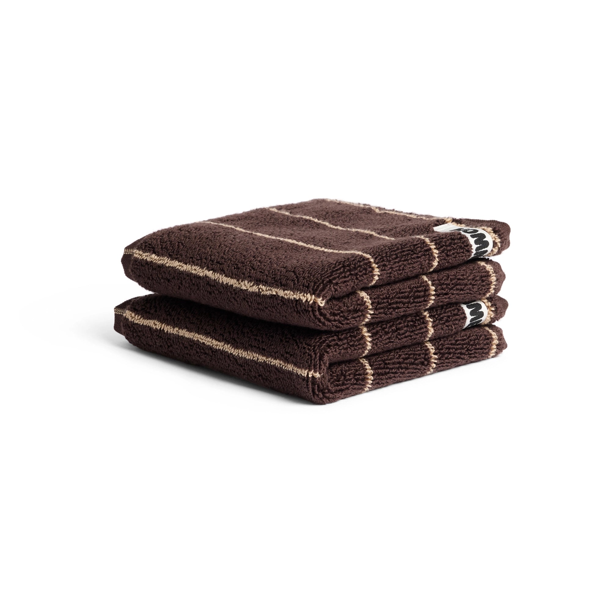 2 Pack Face Washer - Espresso