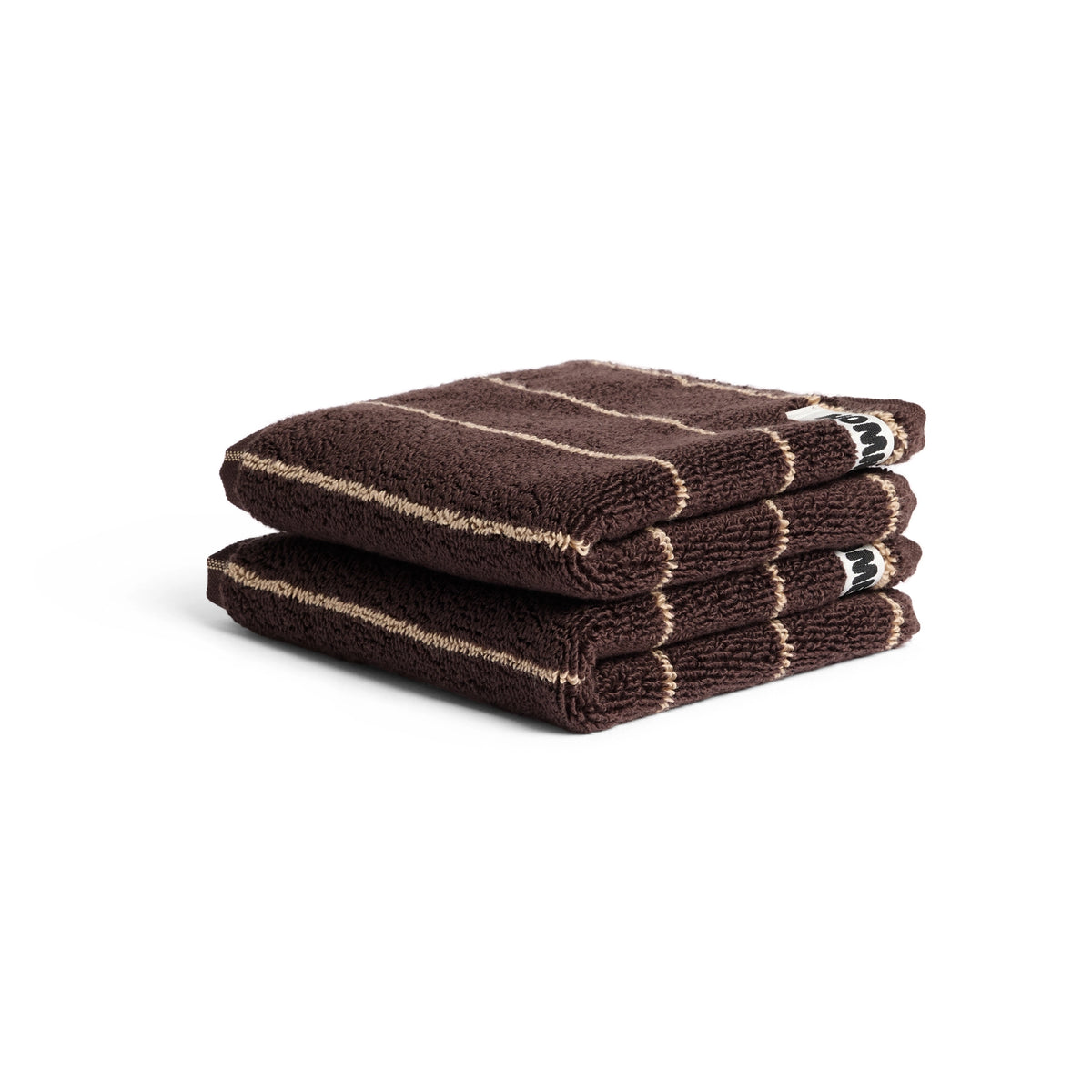 2 Pack Face Washer - Espresso