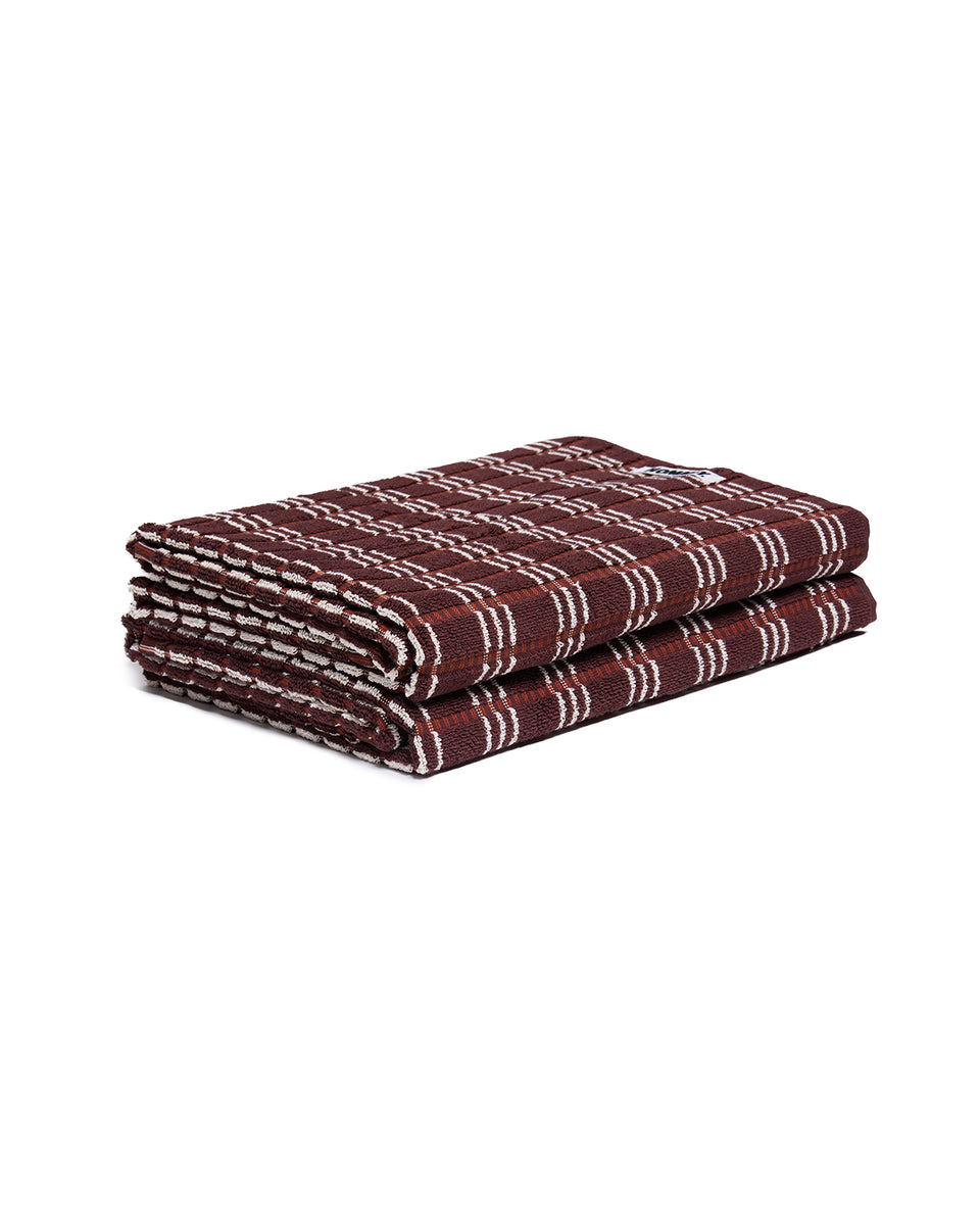Homey 2 Pack Bath Towel - Spice