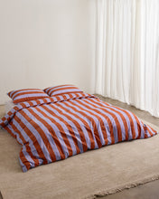 Duvet Cover - Grapefruit Stripes