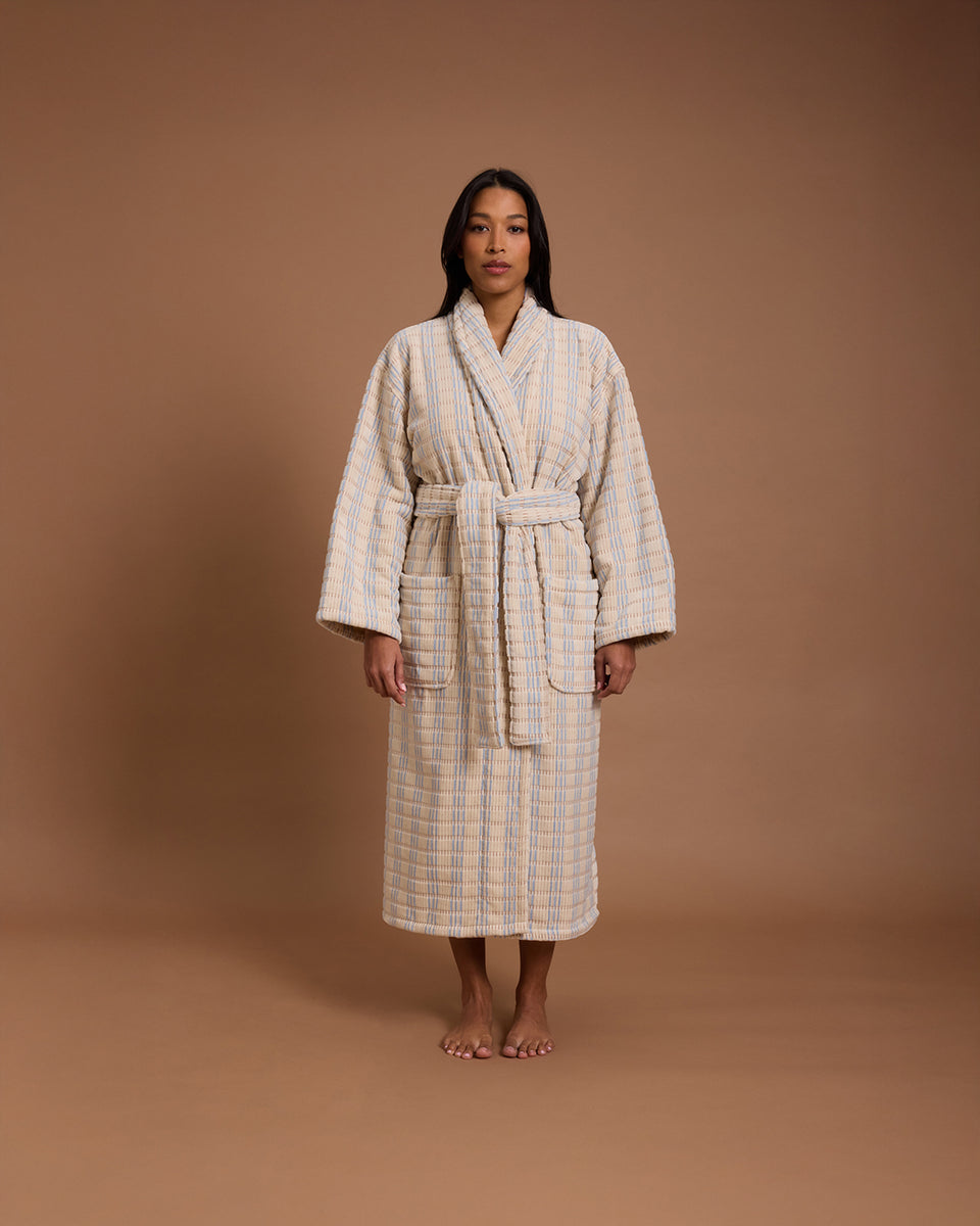 The Velour Robe - Sandstone size S/M